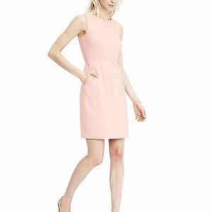 Banana Republic Blush Pink Sleeveless Shift Dress